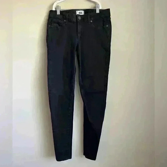 Paige Skyline Skinny Jeans in Black Women’s 28 - Picture 4 of 6